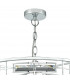 Cylindrical Pendant Light K9 Crystal Polished Chrome, 6x E14