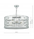 Cylindrical Pendant Light K9 Crystal Polished Chrome, 6x E14