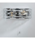 Wall Light Crystal Polished Chrome Frame, 2x E27