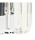 Crystal Wall Light Polished Chrome, 1x G9