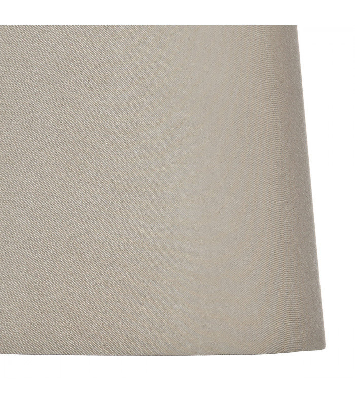 Table Lamp Antique Silver complete with Round Tapered Shade Dual Source