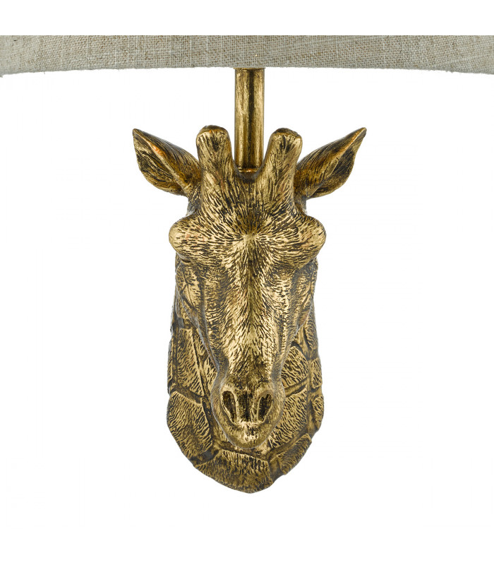 Wall Gold with Natural Linen Shade