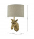 Wall Gold with Natural Linen Shade