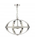 Cage Pendant Light Satin Chrome, 3x E14