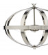 Cage Pendant Light Satin Chrome, 3x E14