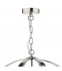 Cage Pendant Light Satin Chrome, 3x E14