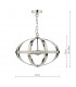 Cage Pendant Light Satin Chrome, 3x E14