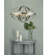 Cage Pendant Light Satin Chrome, 6x E14