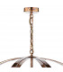 Cage Pendant Light Petrol Copper, 6x E14