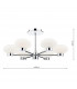 Semi Flush Ceiling Light Light Polished Chrome, 6x G9