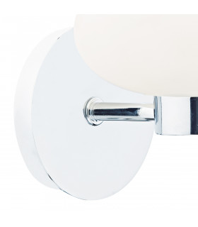 Single Wall Light Polished Chrome