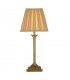 Table Lamp Antique Brass complete with Round Tapered Shade