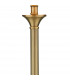 Table Lamp Antique Brass complete with Round Tapered Shade