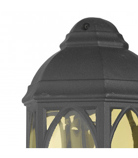 Lantern Wall Light Black IP43