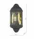 Lantern Wall Light Black IP43