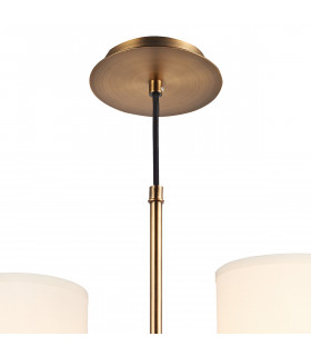 Pendant Light Dual Mount Bronze, 5x E14