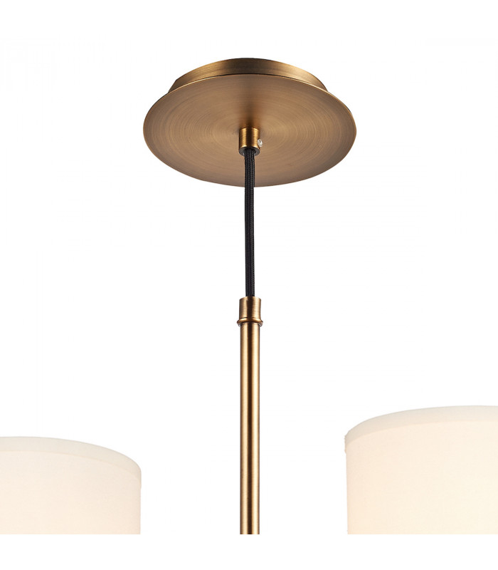 Pendant Light Dual Mount Bronze, 5x E14