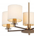 Pendant Light Dual Mount Bronze, 5x E14