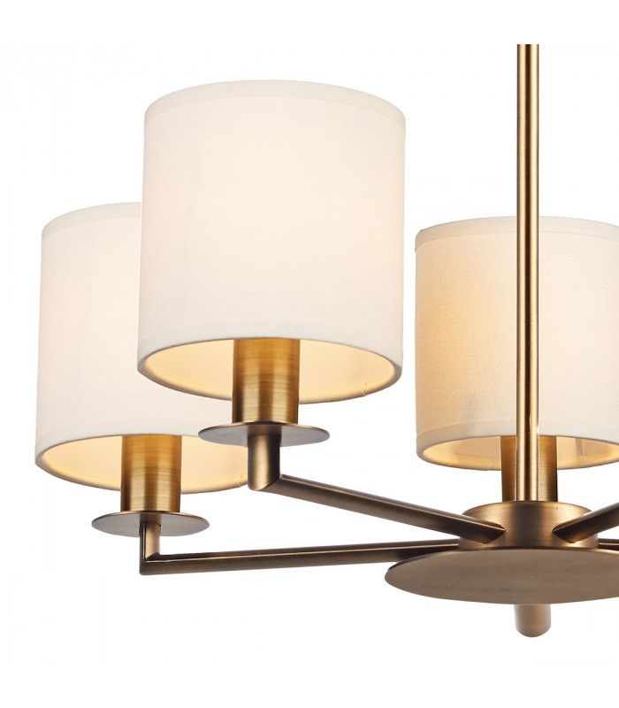 Pendant Light Dual Mount Bronze, 5x E14