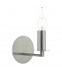 Candle Wall Light Satin Nickel