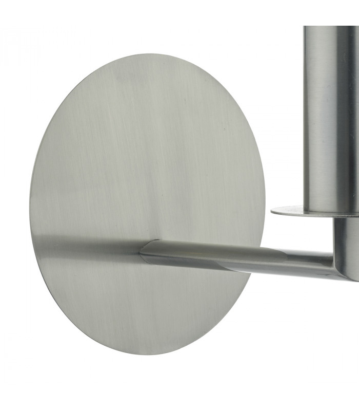 Candle Wall Light Satin Nickel