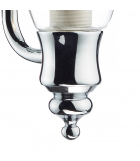 Wall Light Polished Chrome IP44, 1x G9