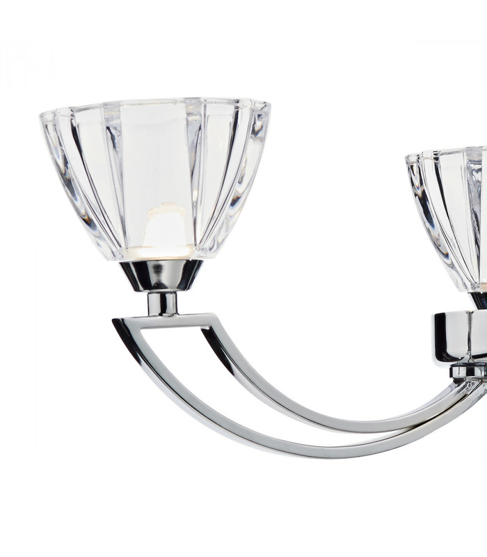 Semi Flush Ceiling Light Light Polished Chrome, 3x G9