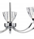 Semi Flush Ceiling Light Light Polished Chrome, 3x G9