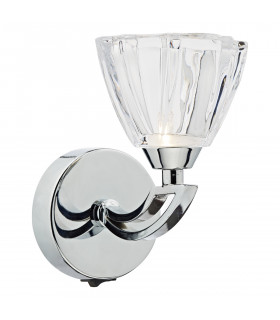 Single Wall Light Polished Chrome