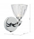 Single Wall Light Polished Chrome