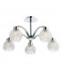Semi Flush Ceiling Light Light Polished Chrome, 5x G9