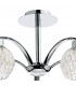 Semi Flush Ceiling Light Light Polished Chrome, 5x G9