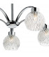 Semi Flush Ceiling Light Light Polished Chrome, 5x G9