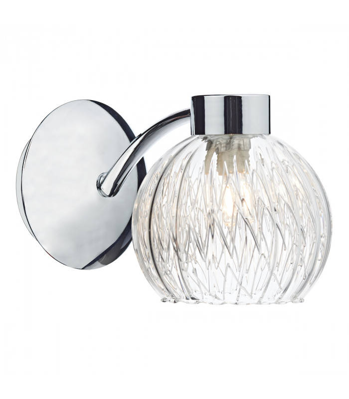 Single Wall Light Polished Chrome