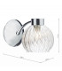 Single Wall Light Polished Chrome