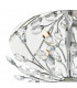 Flush Ceiling Light Polished Chrome Crystal, 3x G9
