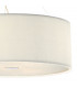 Cylindrical Pendant Light Cream 90cm, 6x E27