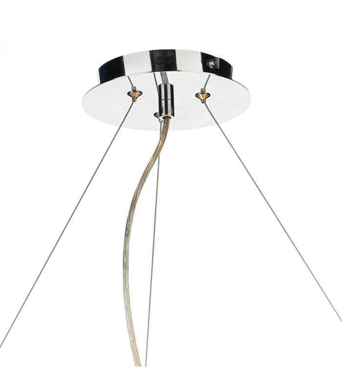 Cylindrical Pendant Light Cream 90cm, 6x E27