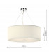 Cylindrical Pendant Light Cream 90cm, 6x E27