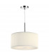 Cylindrical Pendant Light Cream 400mm, 3x E27