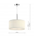 Cylindrical Pendant Light Cream 400mm, 3x E27