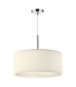 Cylindrical Pendant Light Cream 600mm, 3x E27