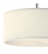 Cylindrical Pendant Light Cream 600mm, 3x E27