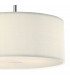 Cylindrical Pendant Light Cream 600mm, 3x E27