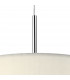 Cylindrical Pendant Light Cream 600mm, 3x E27