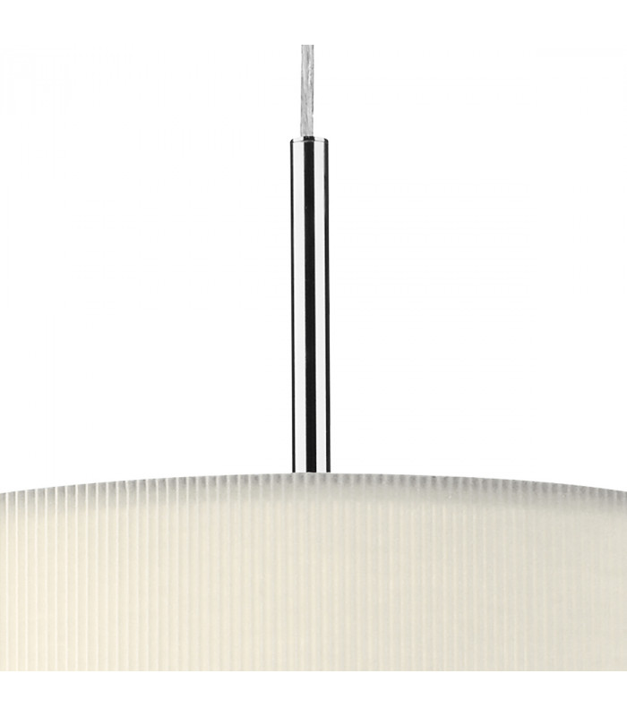 Cylindrical Pendant Light Cream 600mm, 3x E27