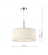 Cylindrical Pendant Light Cream 600mm, 3x E27