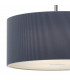 Cylindrical Pendant Light 60cm Grey, 3x E27