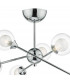 Semi Flush Ceiling Light Light Polished Chrome, 6x G9