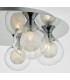 Flush Ceiling Light Polished Chrome, 5x G9